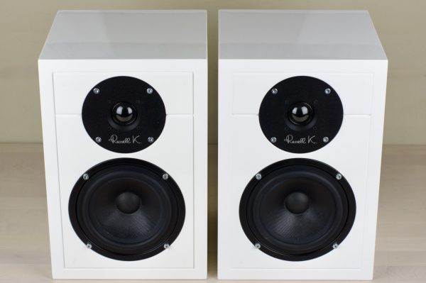 Russell K Red 50 loudspeakers - Piano White one owner