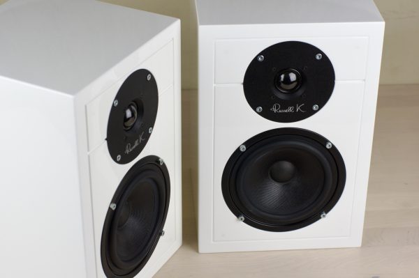 Russell K Red 50 loudspeakers - Piano White one owner - Image 2