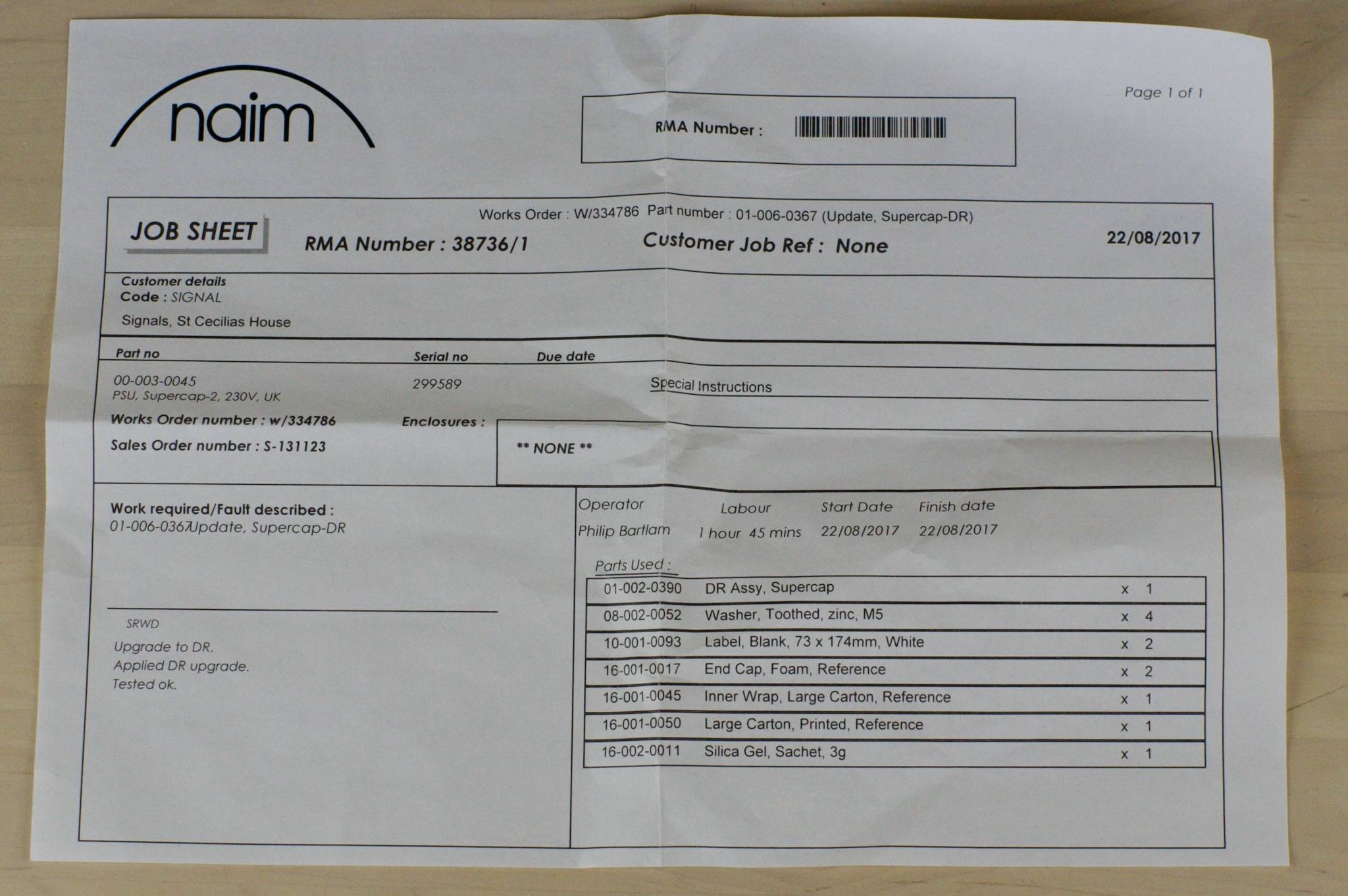 Naim Supercap DR 2010 - DR upgrade 2017 - Image 4