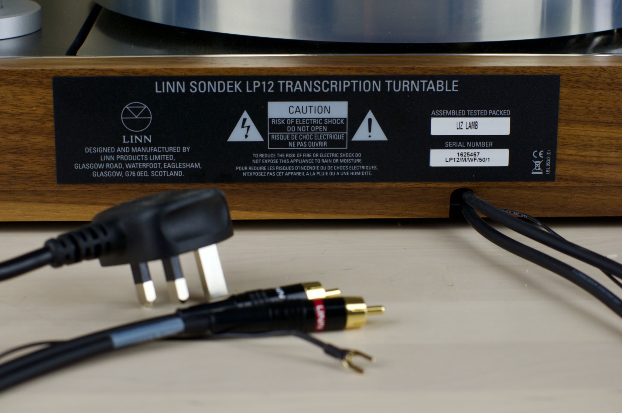 Linn Majik LP12 Walnut Fluted Plinth MM Ex Demo - Image 4